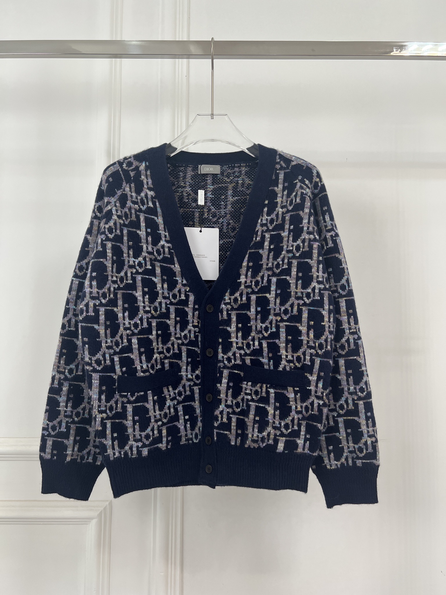 디올(DIOR) 오블리크 자카드 니트 가디건 의류