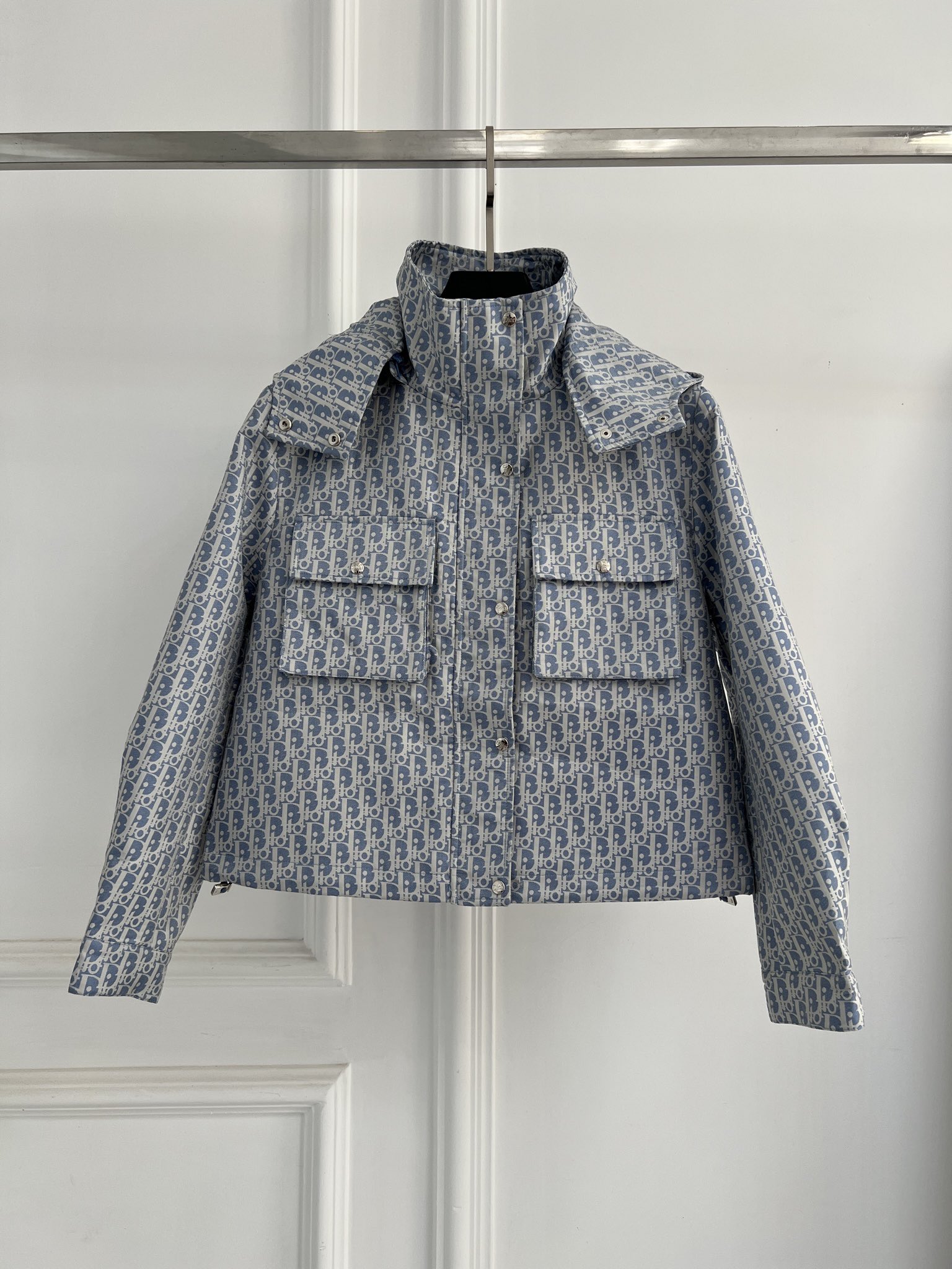 디올(DIOR) 오블리크 자카드 후드 숏 자켓 의류