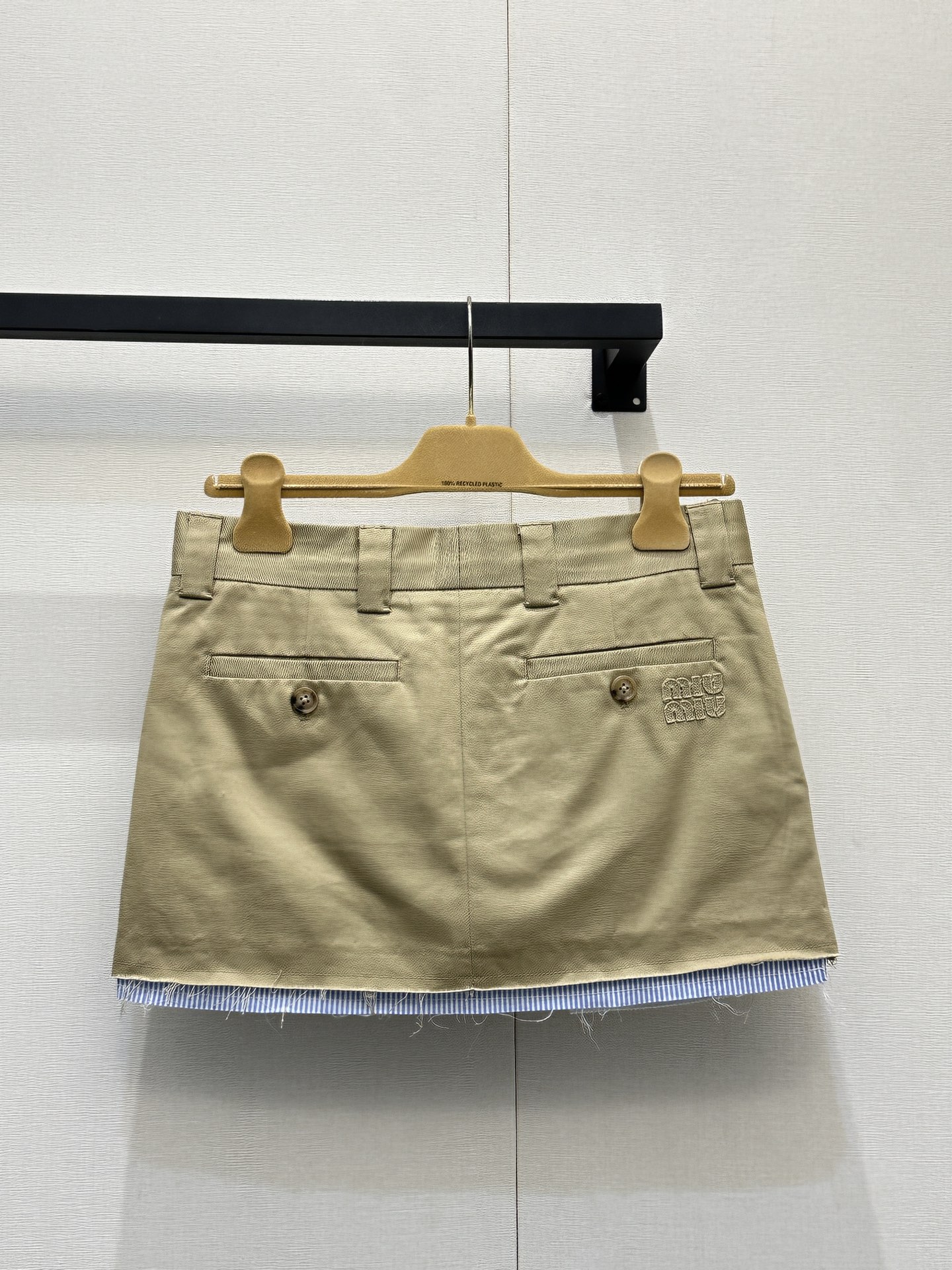 미우미우(MIU MIU) 프린지 디테일 미니 스커트 의류