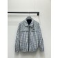 프라다(PRADA) 체크 더블카라 오버핏 자켓 의류