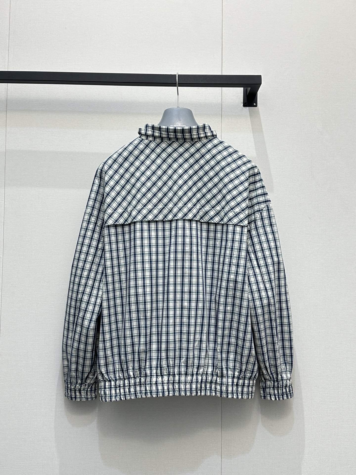 프라다(PRADA) 체크 더블카라 오버핏 자켓 의류