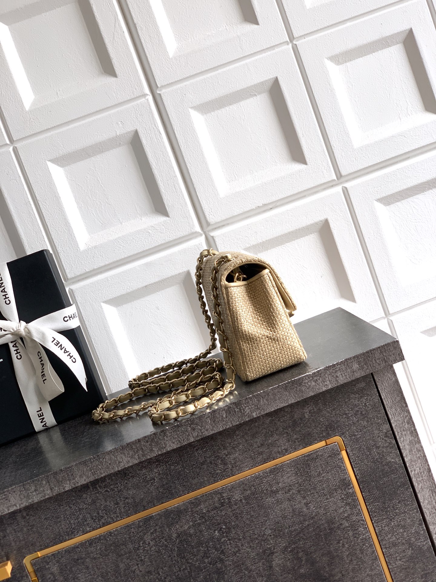 CHANEL 샤넬 26C 크루즈 신상 CF 핸들 플랩백 가방 ((밀키 에브리콧) 미니