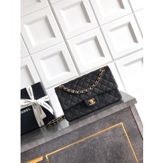 CHANEL 샤넬 26C 크루즈 신상 CF 핸들 플랩백 가방 (블랙) 미디움