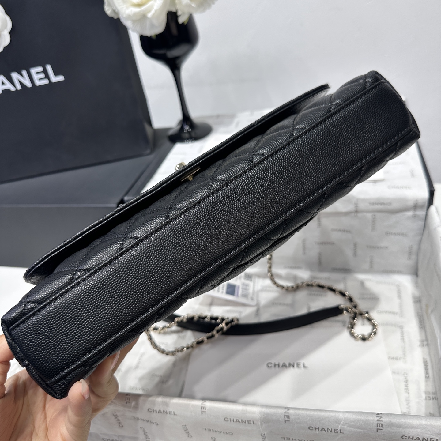 Chanel 샤넬 Coco handle 26P 코코핸들 가로형 토트백 숄더백 가방