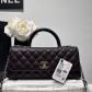 Chanel 샤넬 Coco handle 26P 코코핸들 가로형 커피 브라운 (샴페인 골드) 가방