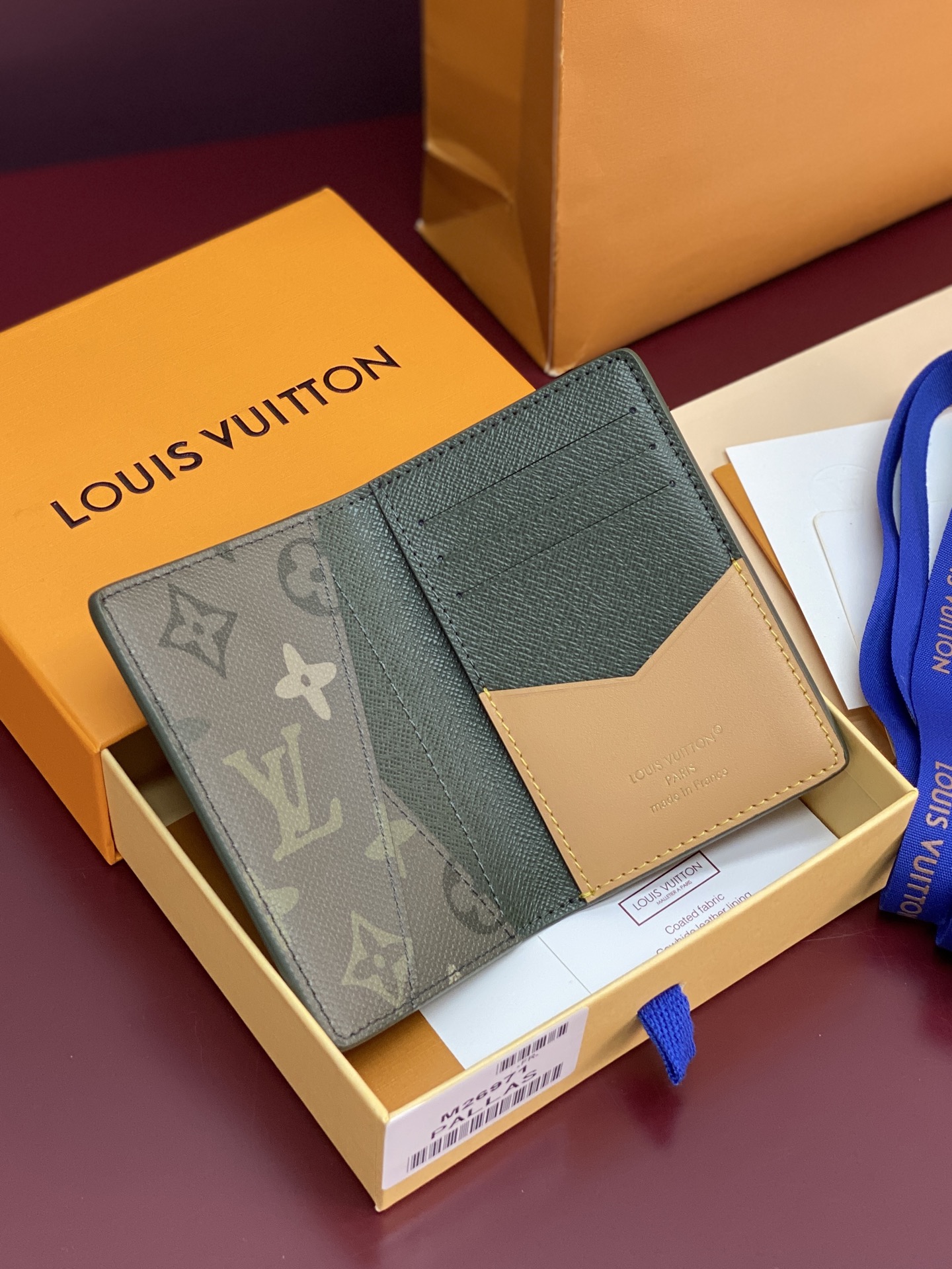 [LV] 루이비통 M26971 브러쉬드 모노그램 포켓 오거나이저 카드 지갑