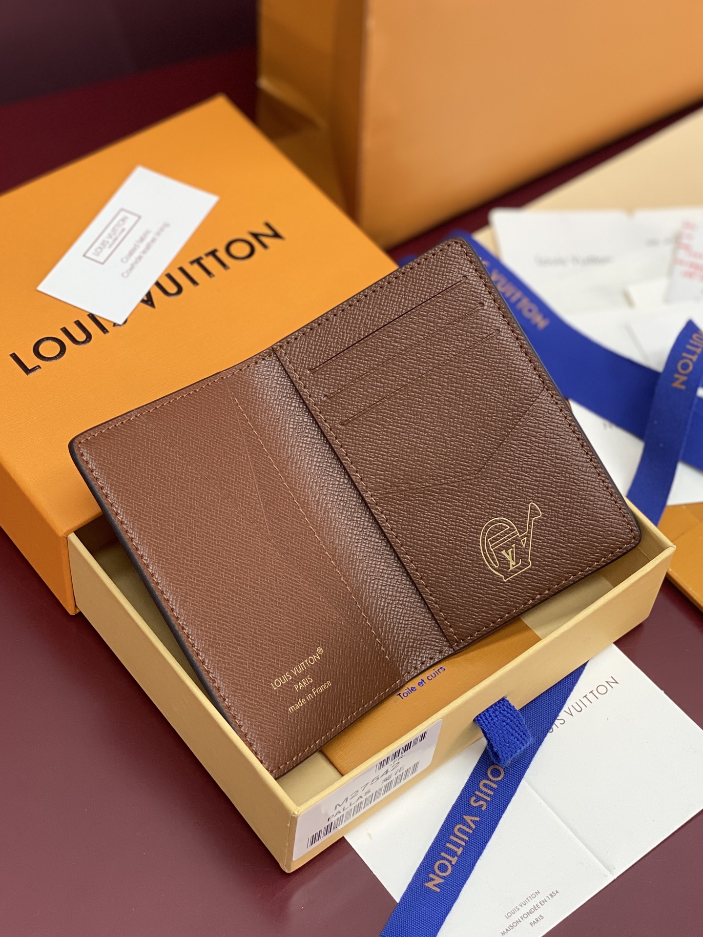 [LV] 루이비통 M27542 데이지 플라워 포켓 오거나이저 카드 지갑