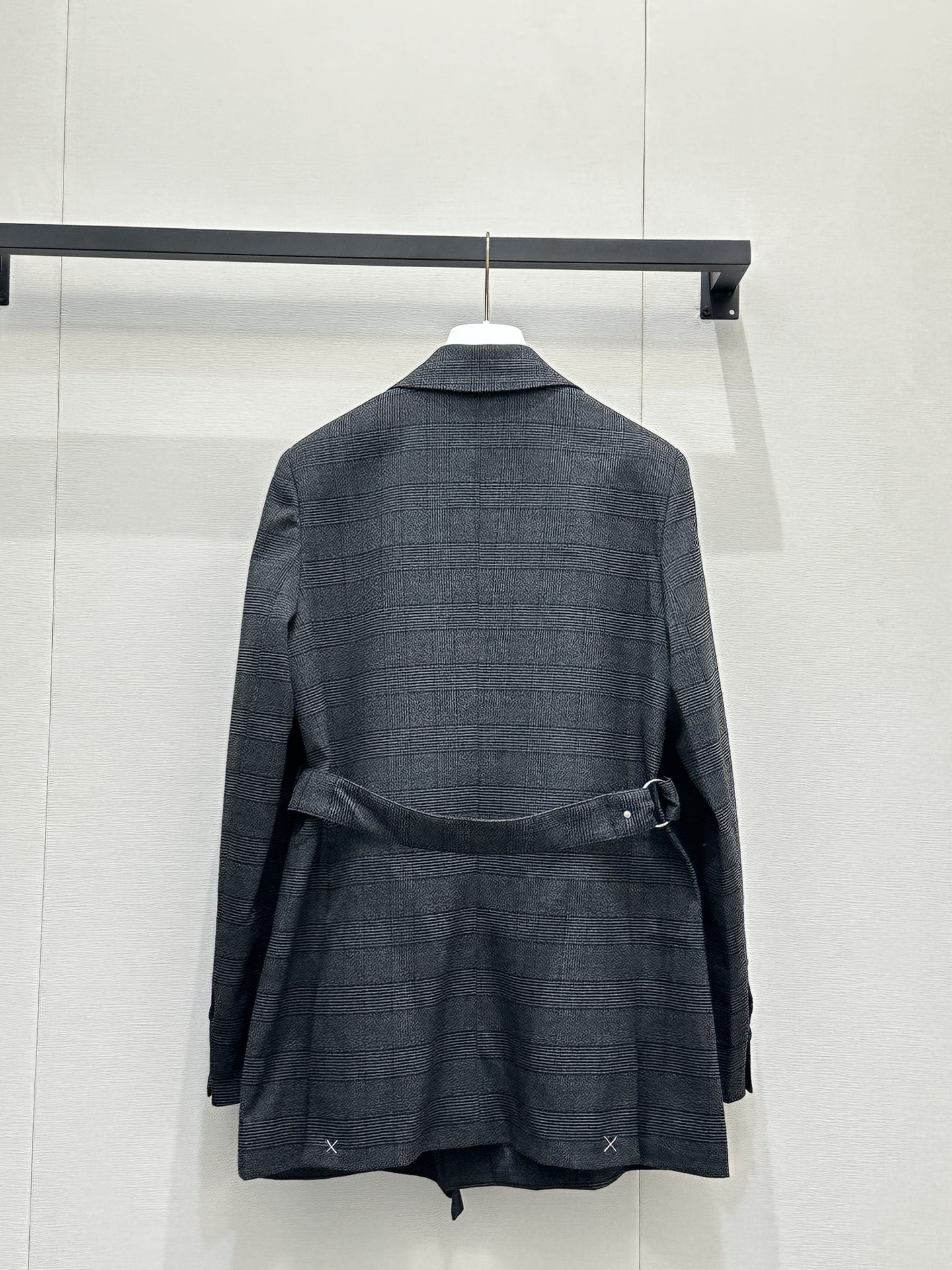 로에베(LOEWE) 언밸런스 체크 수트 자켓 의류