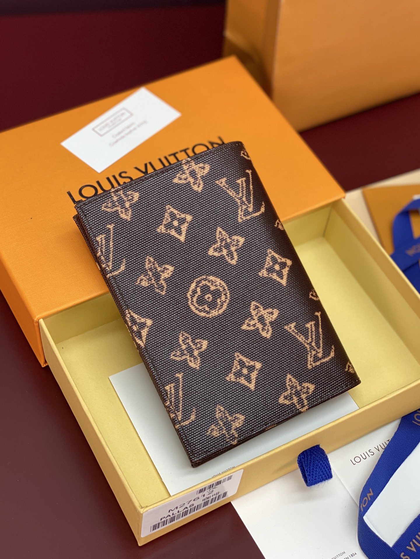 [LV] 루이비통 M27612 모노그램 오리진 여권 패스포트 케이스 (커피/브라운) 지갑