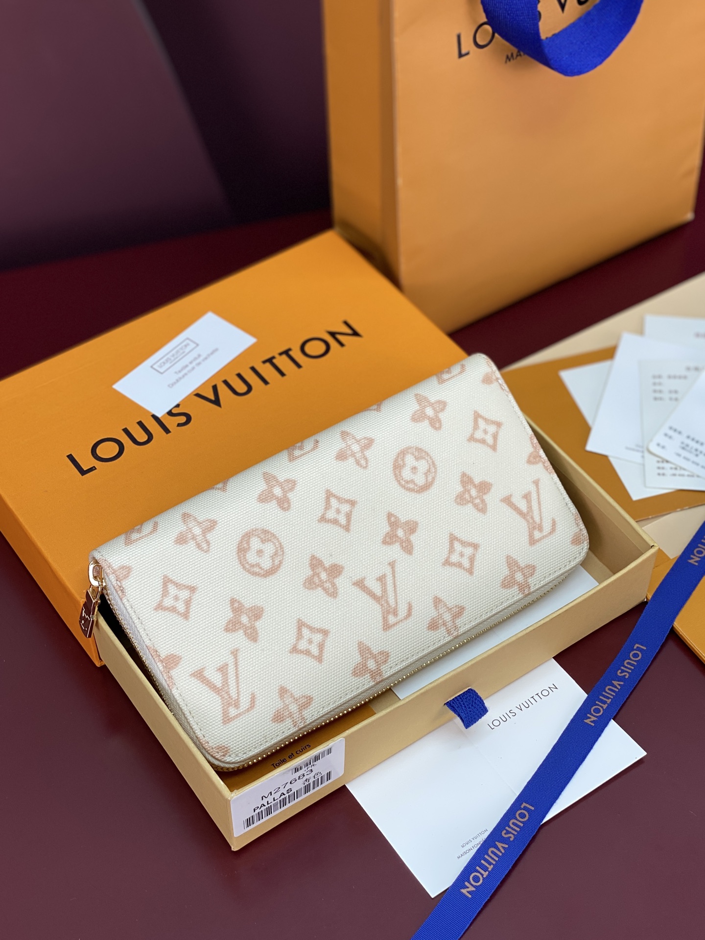 [LV] 루이비통 M27683 지피 월릿 아프리콧 (130주년 특별판) 지갑