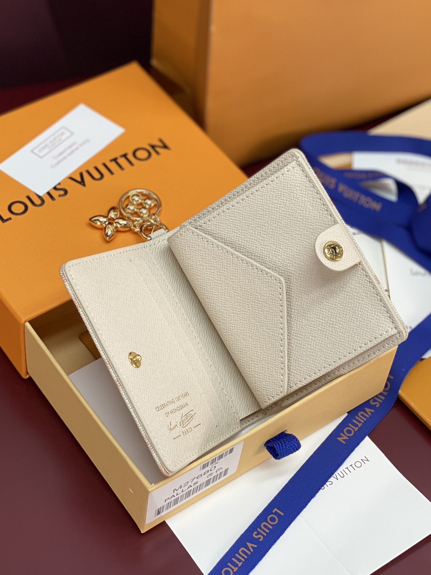 [LV] 루이비통 M27680 참스 아프리콧(Apricot) 포켓 월릿 지갑