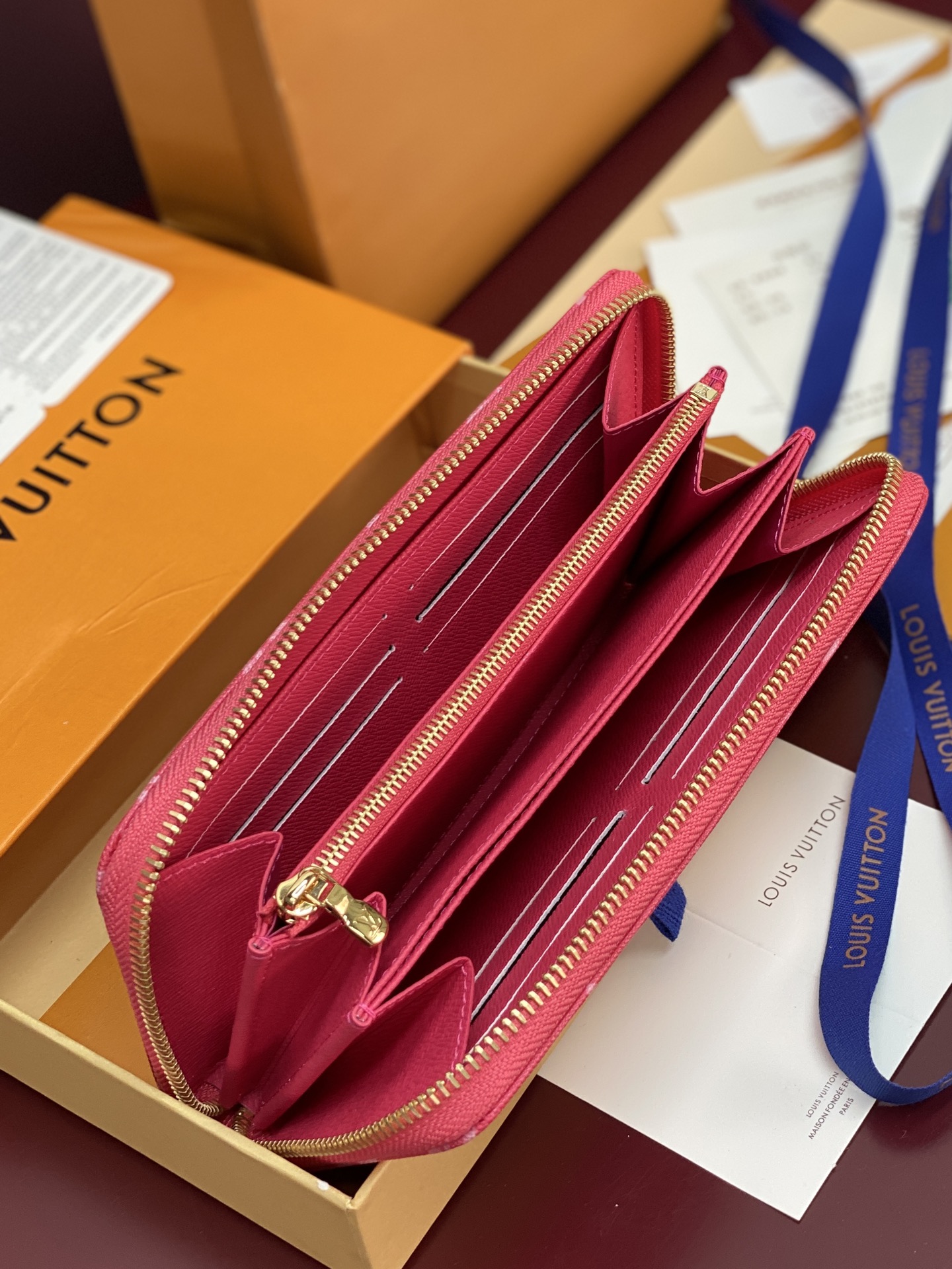 [LV] 루이비통 M27683 지피 월릿 푸시아 (130주년 특별판) 지갑