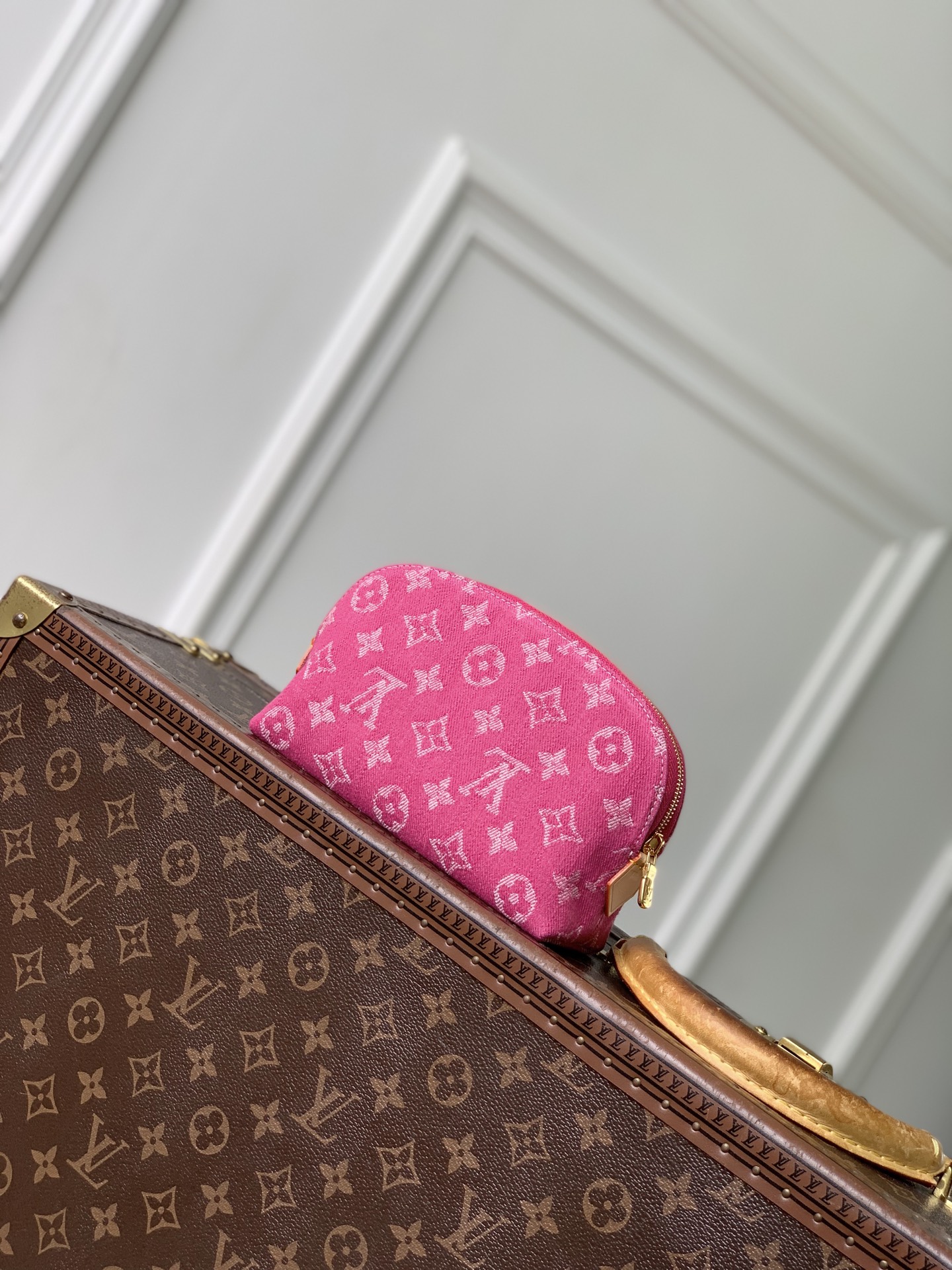 [LV] 루이비통 M28050 포쉐트 코스메틱(Pochette Cosmétique) 스몰 - 로즈 핑크 파우치백