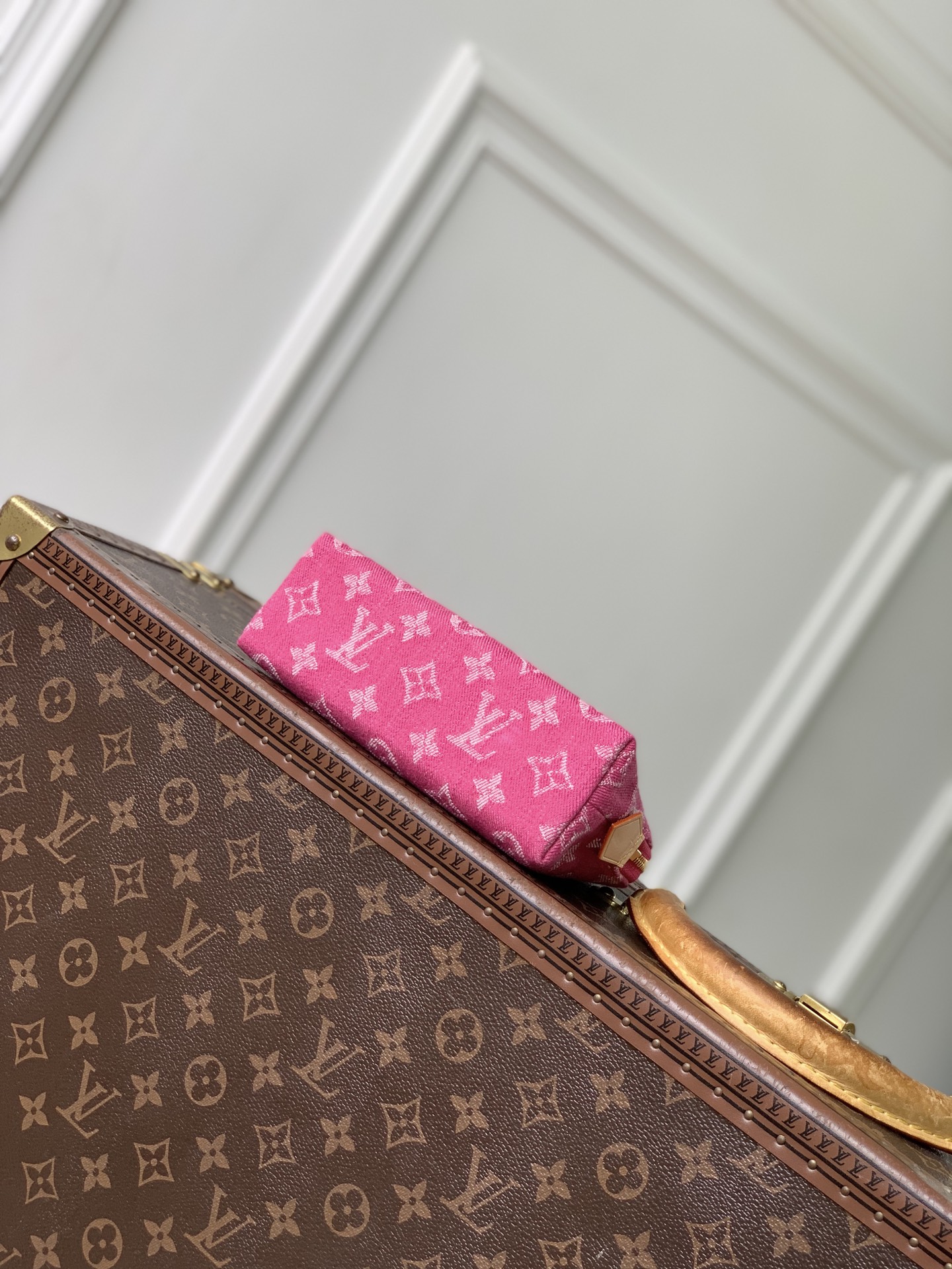 [LV] 루이비통 M28050 포쉐트 코스메틱(Pochette Cosmétique) 스몰 - 로즈 핑크 파우치백