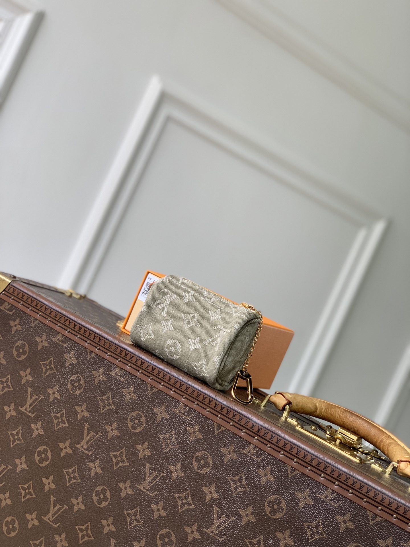 [LV] 루이비통 M27605 스피디 트루스(Trousse) 중형 데님 지갑