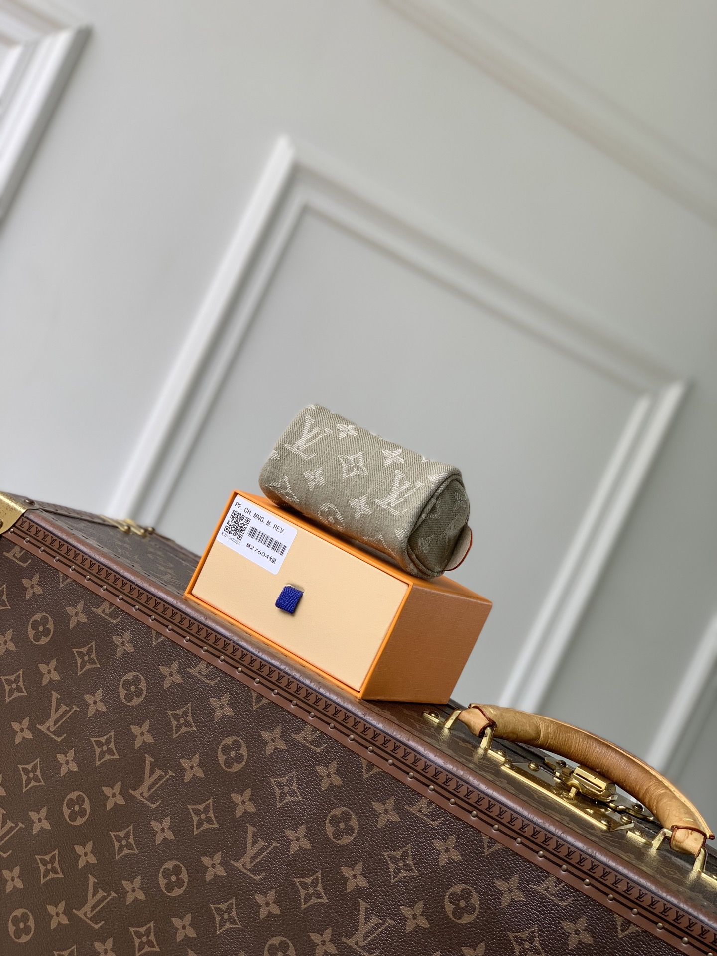 [LV] 루이비통 M27605 스피디 트루스(Trousse) 중형 데님 지갑