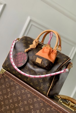 [LV] 루이비통 M27512 Speedy Soft 30 스피디 소프트 30 - 파리 아 벨로(Paris À Vélo) 컬렉션 토트백 숄더백 가방