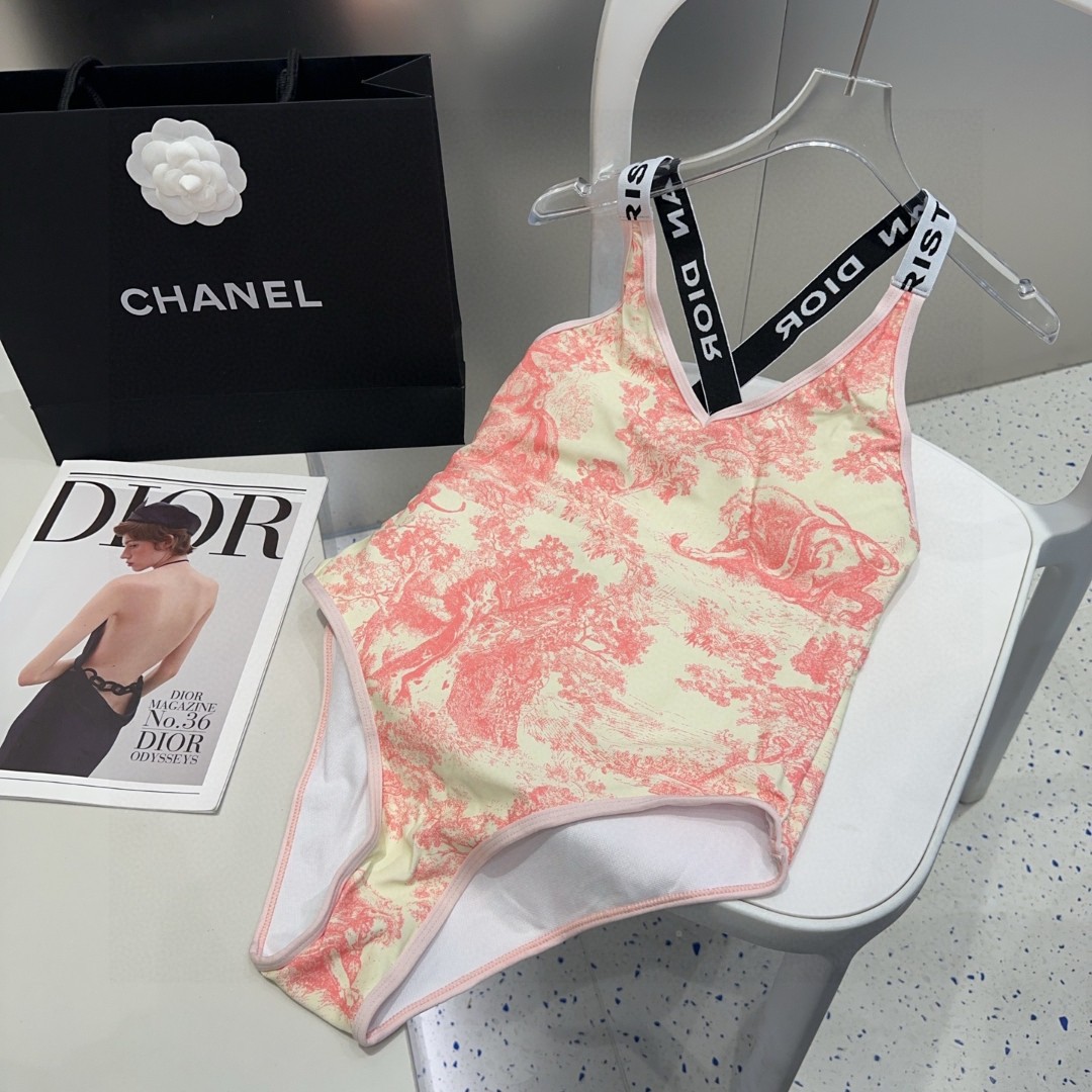 디올(DIOR) 뷔스티에 수영복