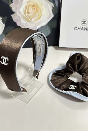 샤넬(CHANEL) 헤어밴드+스크런치 세트 악세사리
