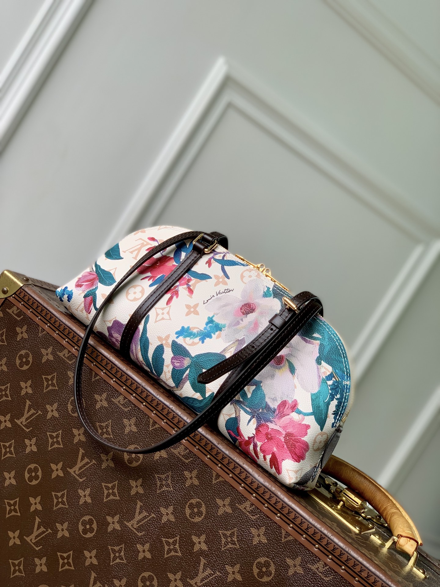 [LV] 루이비통 M29185 스콰이어(Squire) 이스트 웨스트 - 모노그램 에덴 플라워 토트백 숄더백 가방