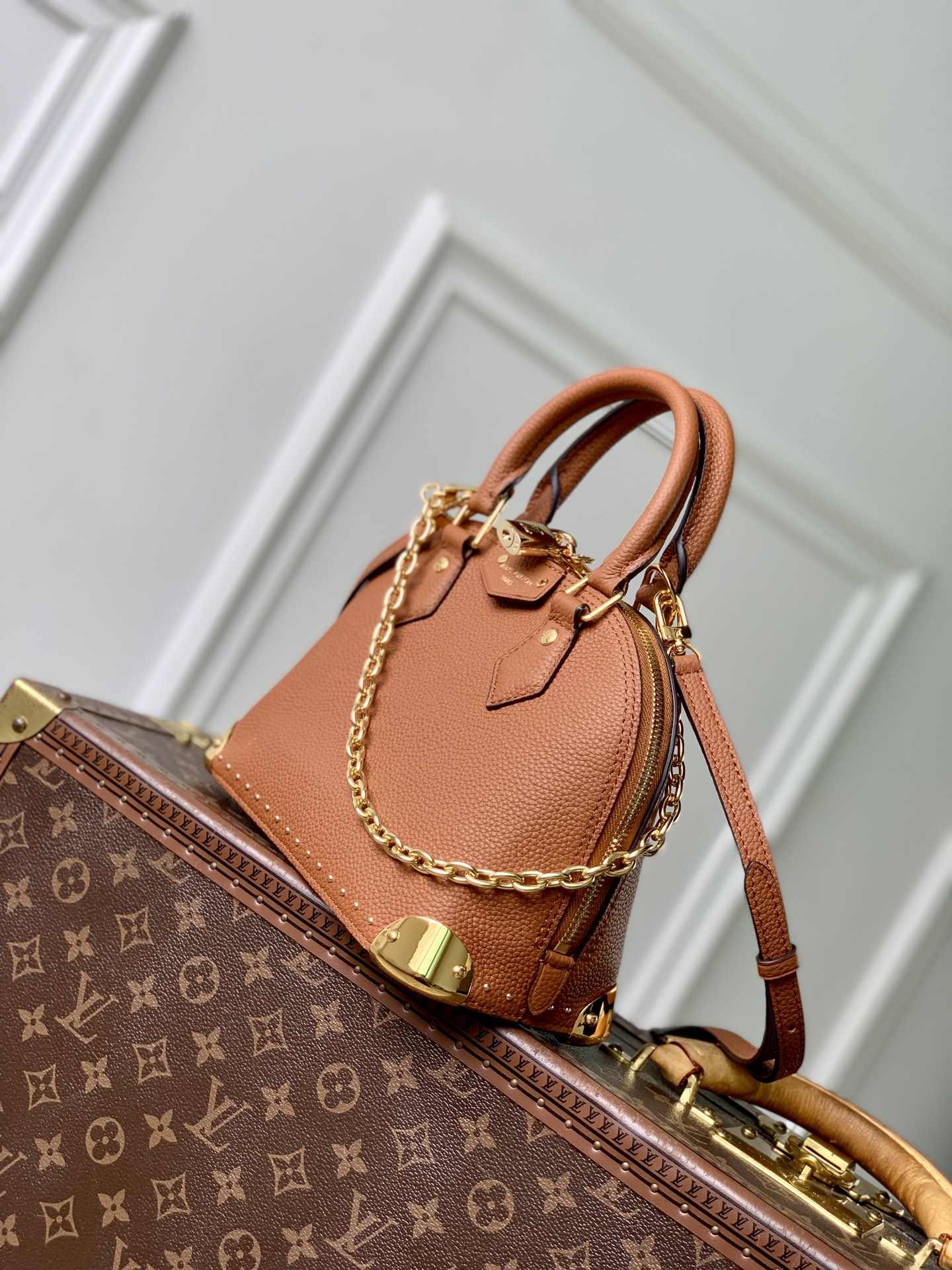 [LV] 루이비통 M29091 알마 트렁크(Alma Trunk) BB - 브라운 토트백 숄더백 가방