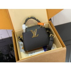 [LV] 루이비통 M48865 카퓌신(Capucines) 미니 - 블랙 (모노그램 플라워 핸들) 가방