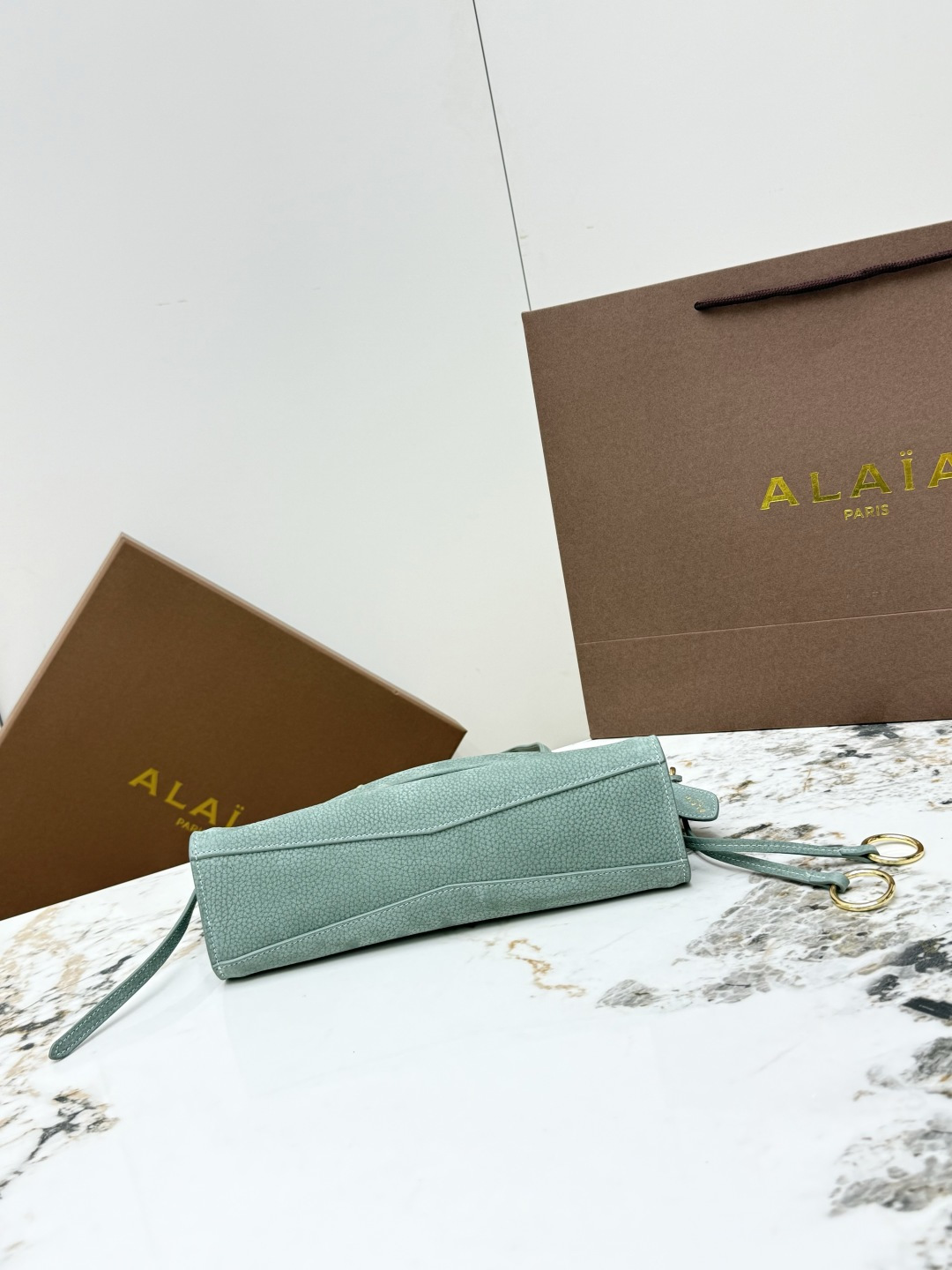 [ALAIA] 알라이아 A1430 르 클릭(Le Click) 백 - 스몰 (스웨이드 벨벳) 숄더백 가방