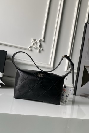 [Chanel] 샤넬 26P 호보 숄더백 - 블랙 램스킨 (AS6138) 가방