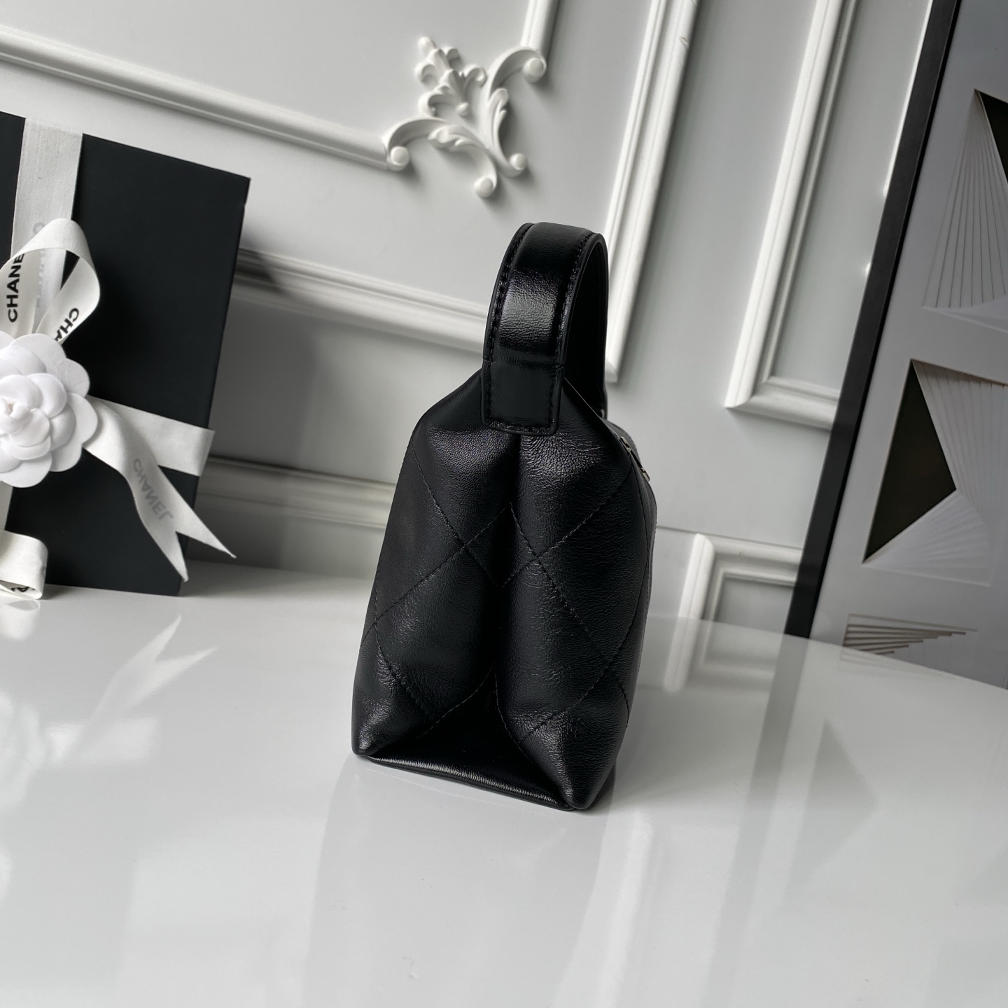 [Chanel] 샤넬 26P 호보 숄더백 - 블랙 램스킨 (AS6138) 가방