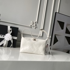[Chanel] 샤넬 26P 호보 숄더백 - 화이트 램스킨 (AS6138) 가방