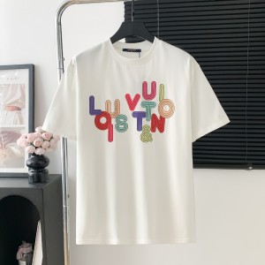 루이비통(LV) 로고 프린트 반팔 티셔츠 의류