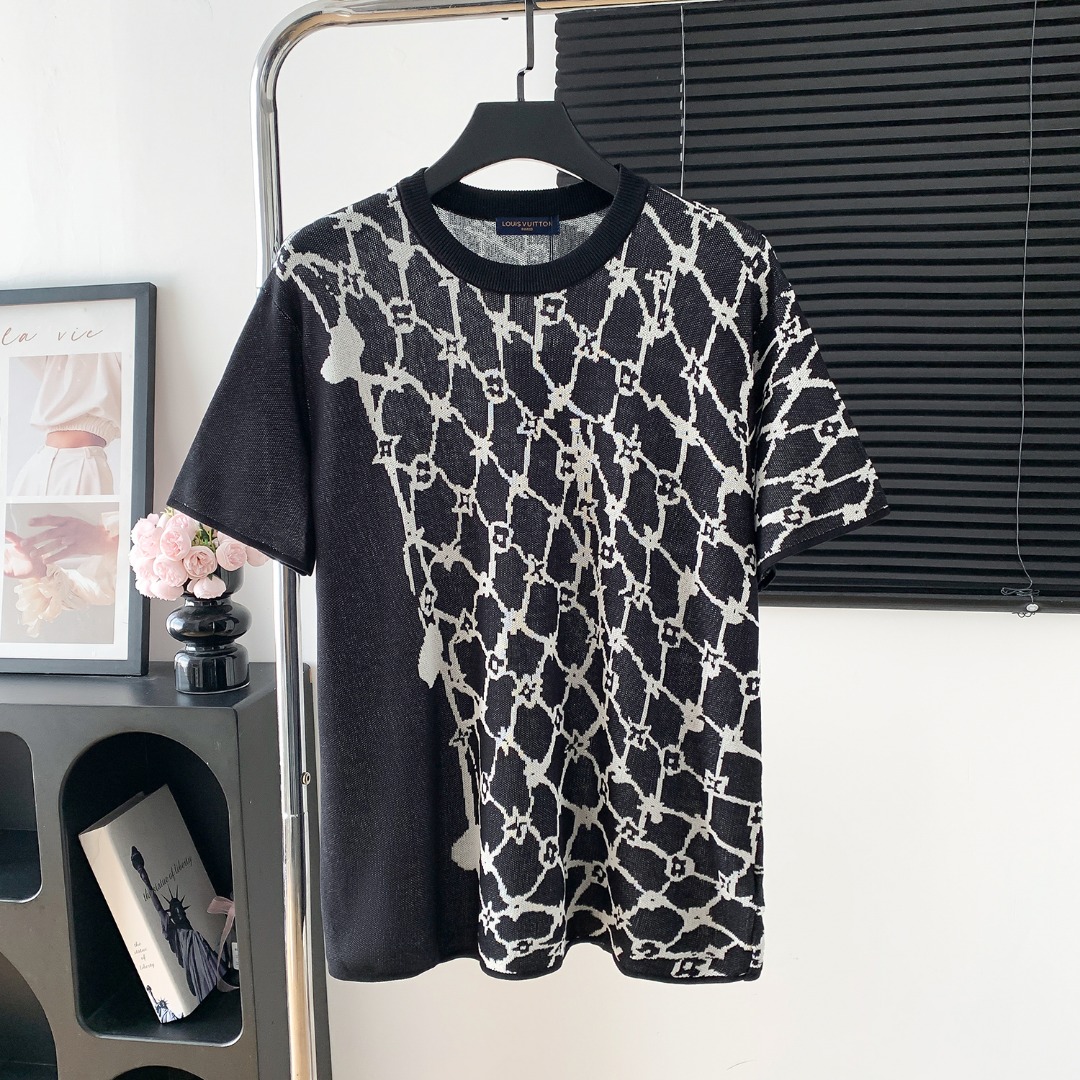 루이비통(LV) 니트 반팔 티셔츠 의류