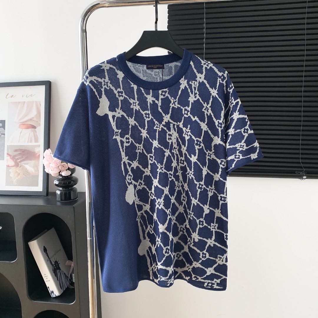 루이비통(LV) 니트 반팔 티셔츠 의류