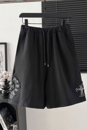 크롬하츠(CHROME HEARTS) 패치 자수 코튼 반바지 의류