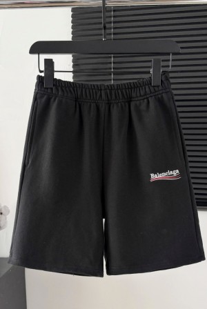 발렌시아가(BALENCIAGA) 레터링 자수 코튼 반바지 의류