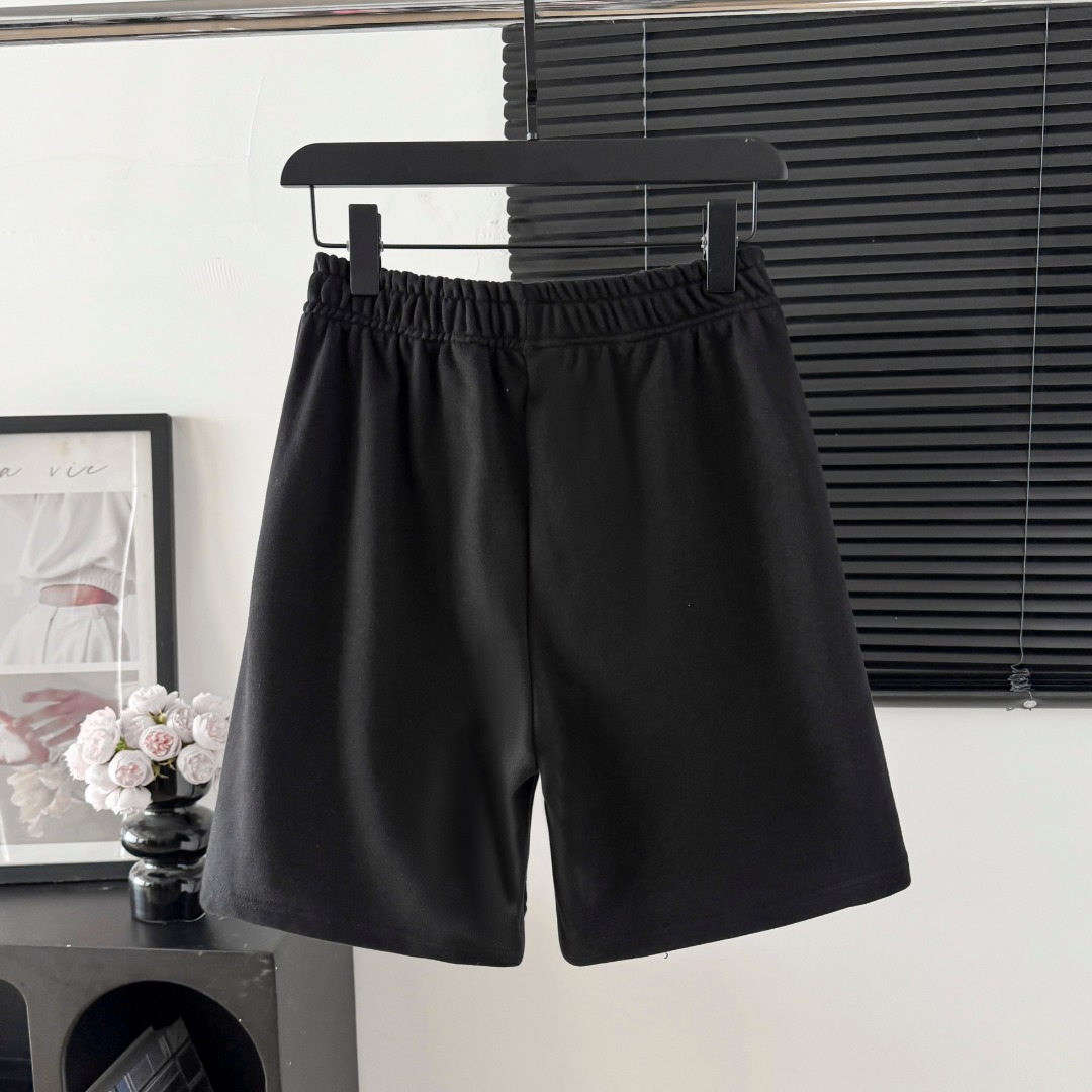 발렌시아가(BALENCIAGA) 레터링 자수 코튼 반바지 의류