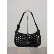 [YSL] 생로랑 LE 5A7 우드 비드 호보백 숄더백 가방