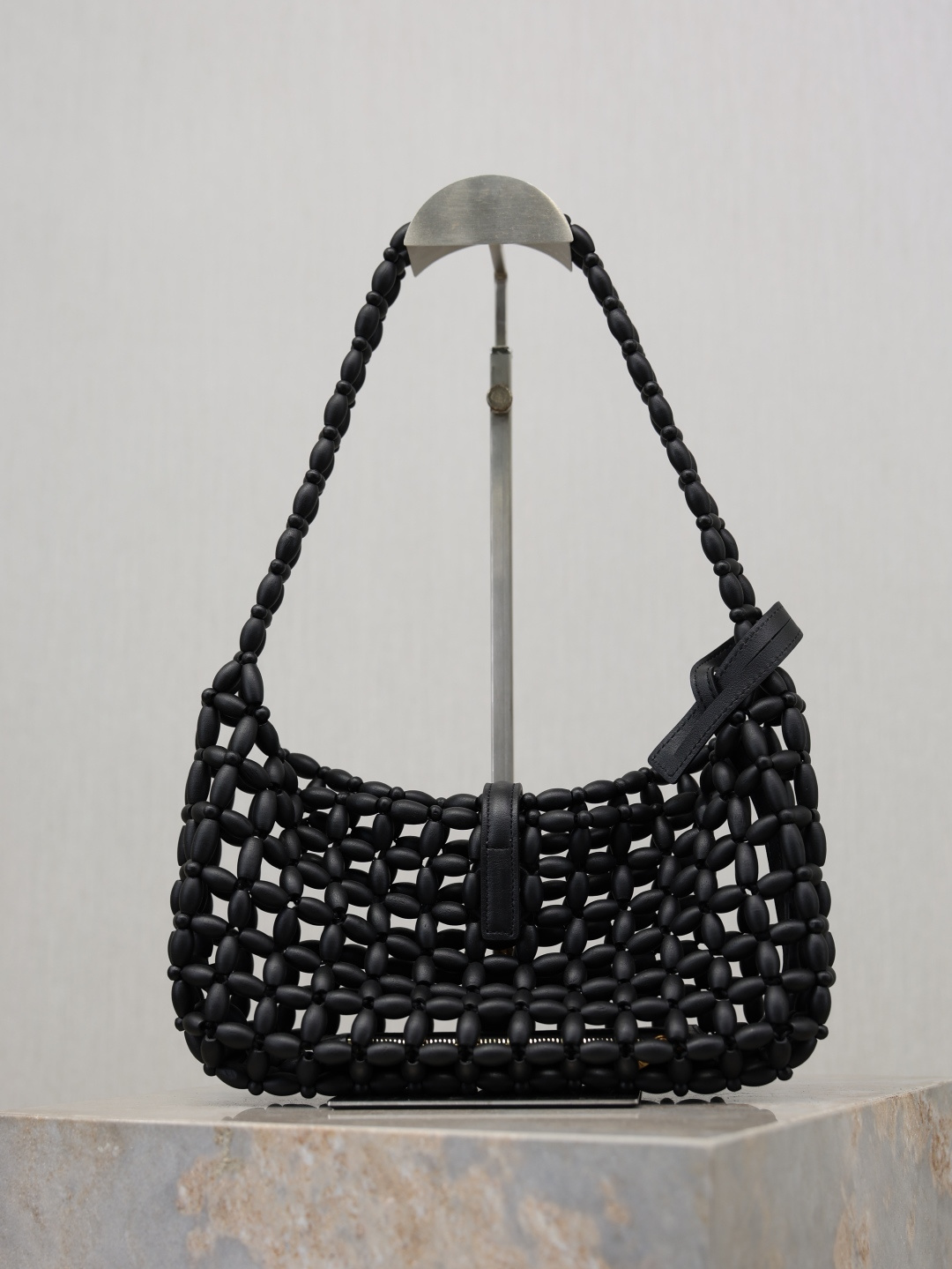 [YSL] 생로랑 LE 5A7 우드 비드 호보백 숄더백 가방