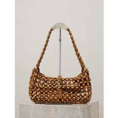 [YSL] 생로랑 LE 5A7 우드 비드 호보백 숄더백 가방