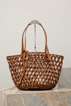 [YSL] 생로랑 파니에(Panier) 우드 비드 버킷백 숄더백 가방