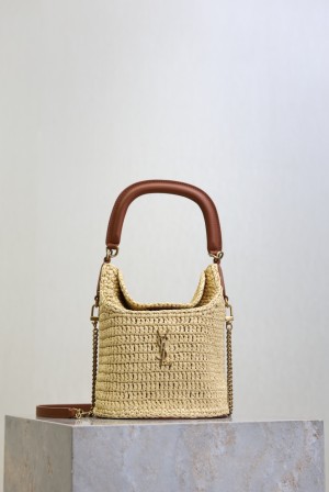 [YSL] 생로랑 가비(Gaby) 라피아 버킷백 - 숄더 & 토트 가방