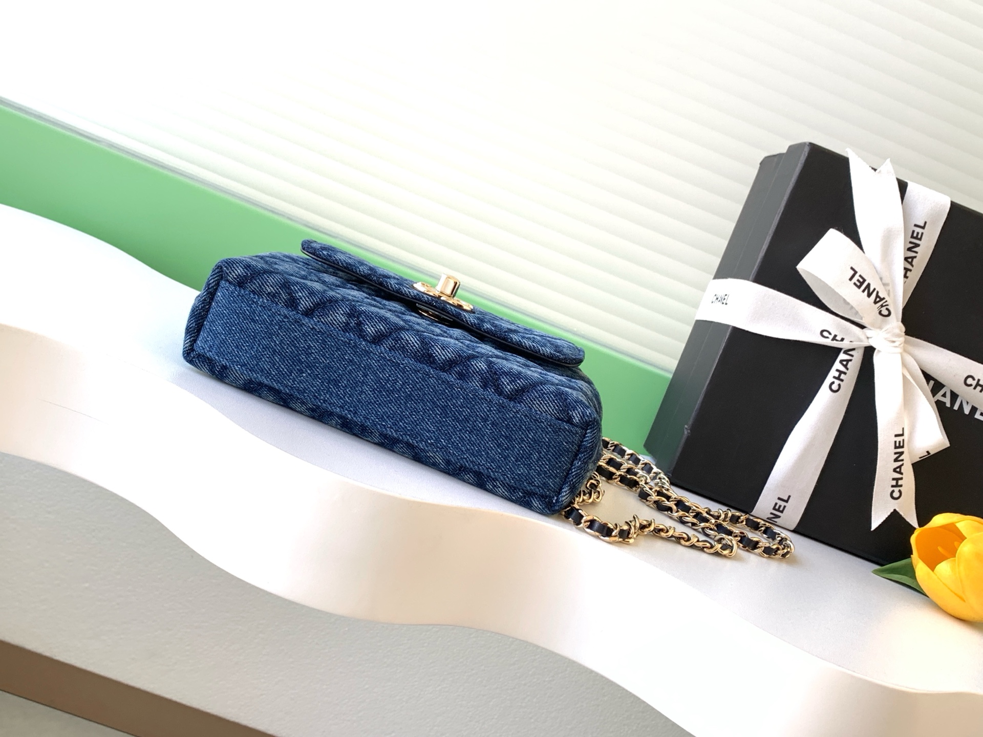 [Chanel] 샤넬 26P 코코 핸들(Coco Handle) - 블루 데님 미니 (AS4244) 가방