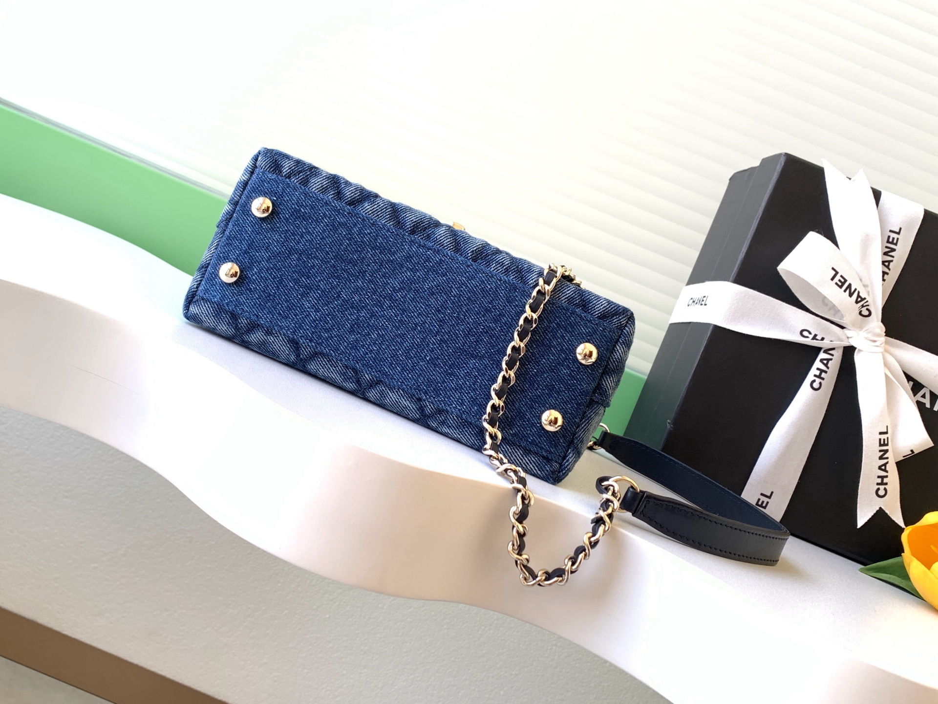 [Chanel] 샤넬 26P 코코 핸들(Coco Handle) - 블루 데님 스몰 (AS2215) 가방