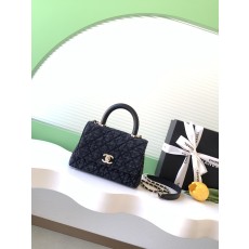 [Chanel] 샤넬 26P 코코 핸들(Coco Handle) - 블랙 데님 스몰 (AS2215) 가방
