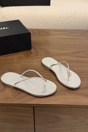 샤넬(CHANEL) 쪼리 플랫 슬리퍼 신발