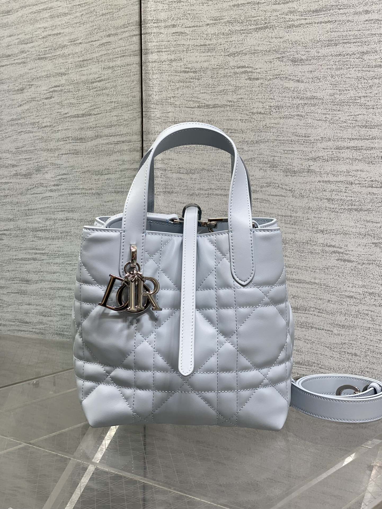 [Dior] 디올 Toujours 뚜주흐 버티컬 백 - 스몰 (글레이셔 블루) 가방