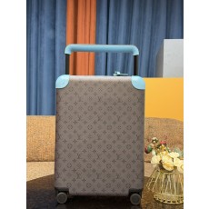 [Louis Vuitton] LV 루이비통 호라이즌(Horizon) 기내용 캐리어 - 그레이 모노그램 & 블루 포인트
