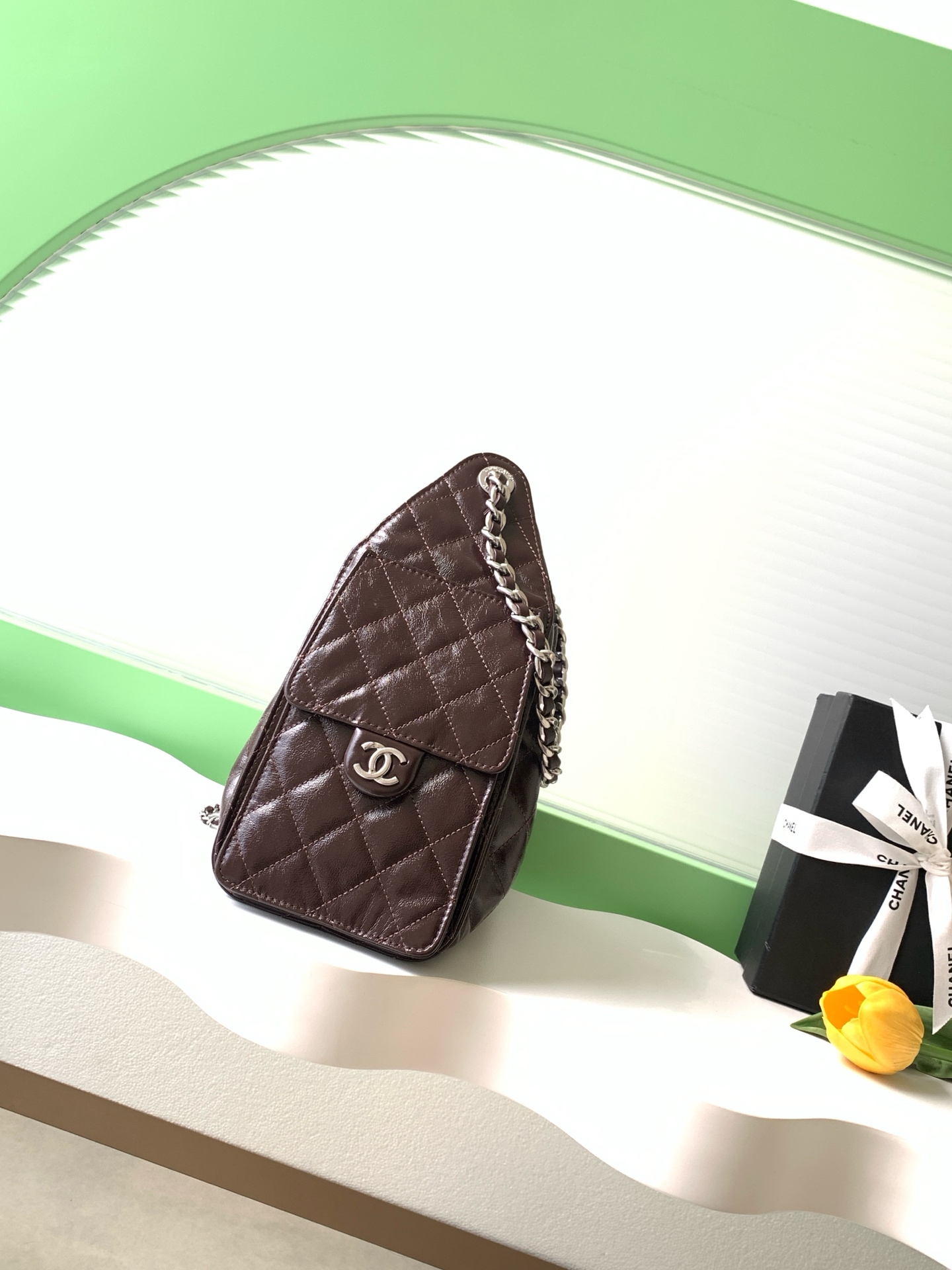 [Chanel] 샤넬 25bag 빈티지 블랙 호보백 (AS5293) 가방 미디움