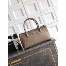 [Chanel] 샤넬 서프 토트백 - 멜란지 브라운 가방 스몰