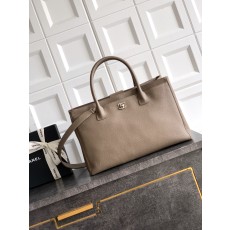 [Chanel] 샤넬 서프 토트백 - 멜란지 브라운 가방 라지